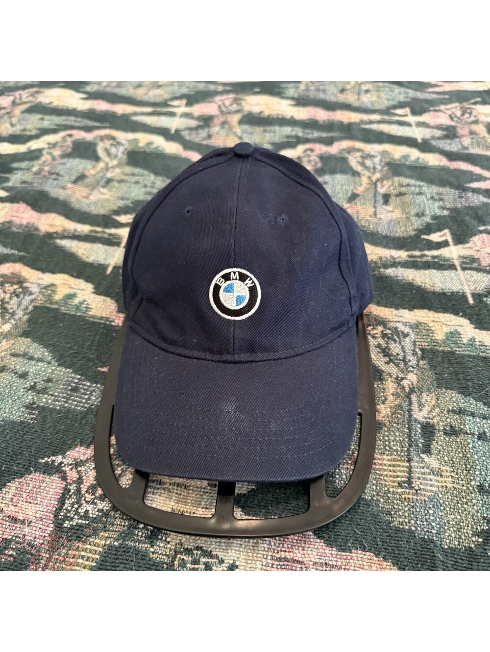 BMW Hat Blue Adjustable Strapback Embroidered Logo Cap New with Tags